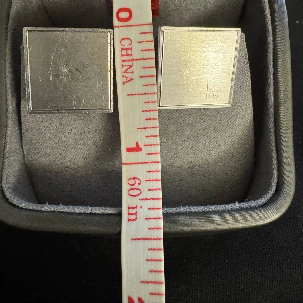 Sterling Silver Cufflinks – Classic Minimalist